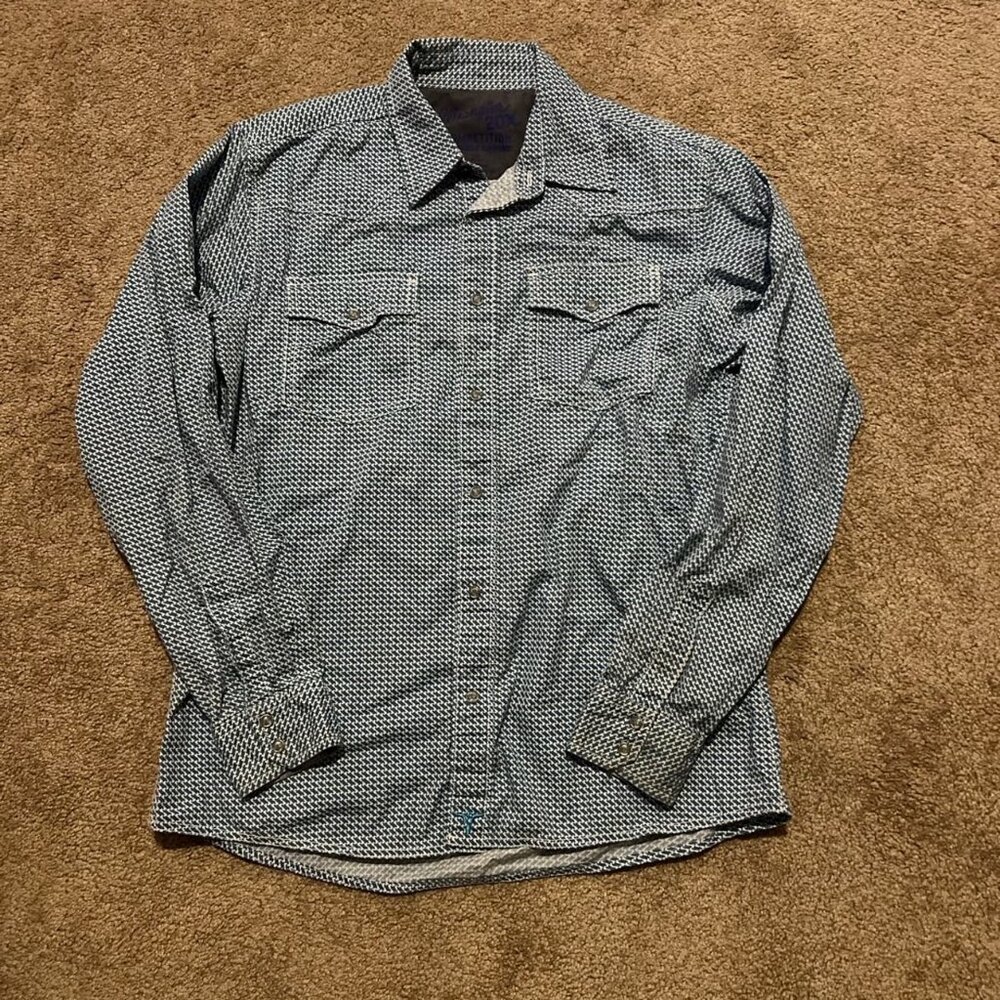 Wrangler Boys 20X Competition Pearl Snap Western Long Sleeve‎